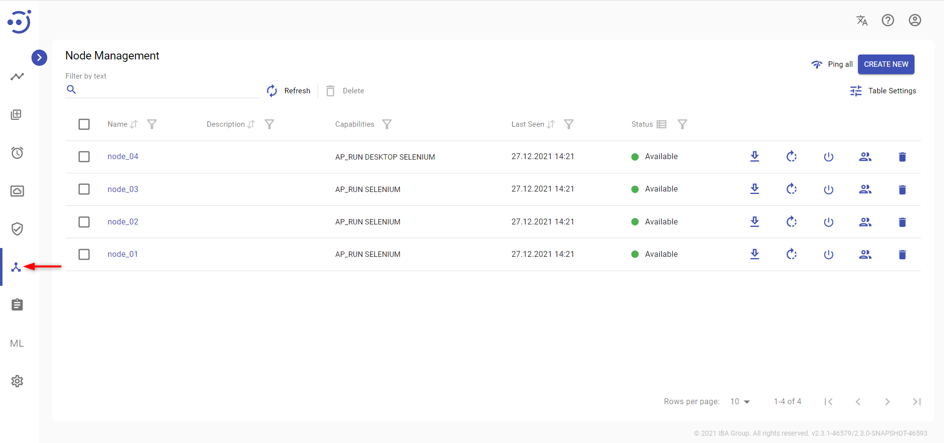 Node Management module